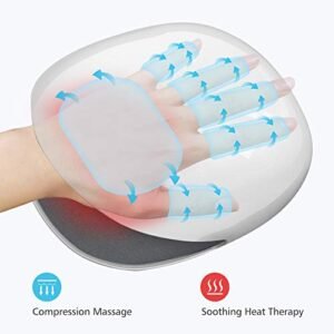 COMFIER Wireless Hand Massager: Heat & Compression Relief