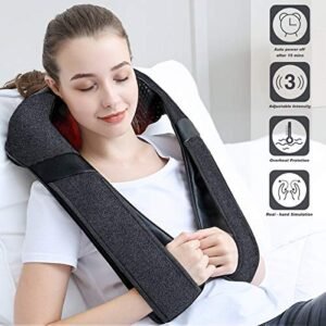 Mirakel Shiatsu Neck Massager with Heat for Pain Relief