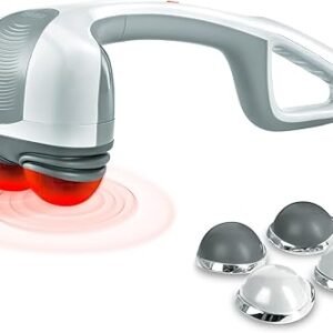 Relaxing Heated Back Massager with Dual Pivoting Heads