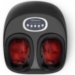 Snailax Heated Shiatsu Foot Massager for Pain Relief
